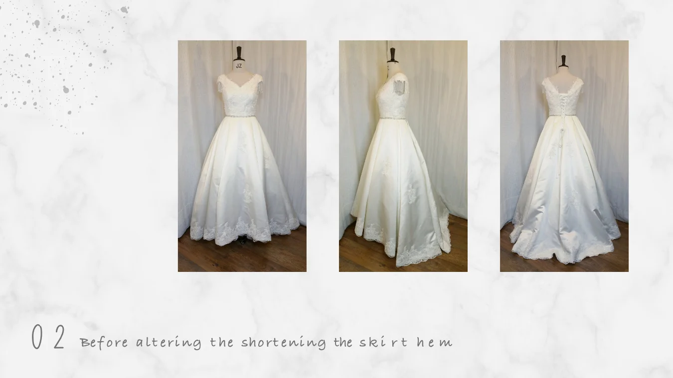 Wedding Dress alteration Style 1